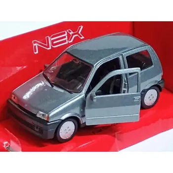 autíčko WELLY FIAT CINQECENTO STŘÍBRNÝ 1:34 NOVÝ KOVOVÝ MODEL 43854