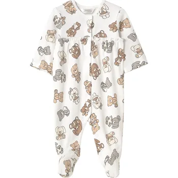 Kojenecký overall MAYORAL dětský overal s patenty medvídci bílá vel. 55 cm