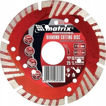 Řezný kotouč Diamantový řezací kotouč Matrix 731579 230 x 22,2 mm