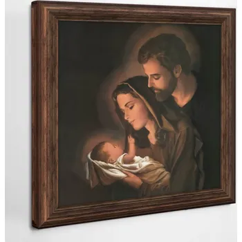 Obraz Obraz Canvas na rámu do obýváku Nástěnná Dekorace Svatá Rodina 40x40 cm