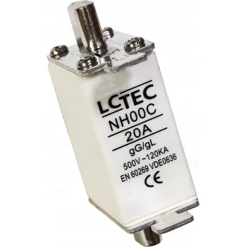 Autopojistky 20A Průmyslová pojistková vložka zpožděná BM pojistka NT00C-20 gL/gG LC