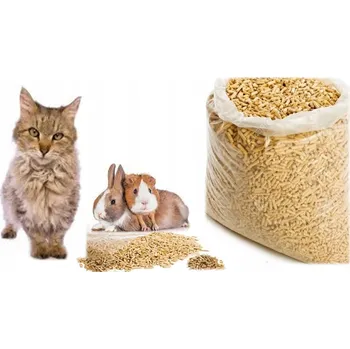 Podestýlka pro hlodavce PELLET Stelivo dřevěné pro kočky králíka prasátka 15 kg