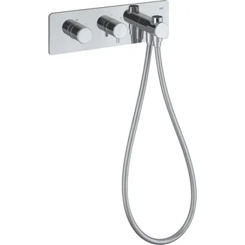 Vodovodní baterie Alpi Allen - Sprchová termostatická podomítková baterie se dvěma vývody, chrom AL98L163DCR