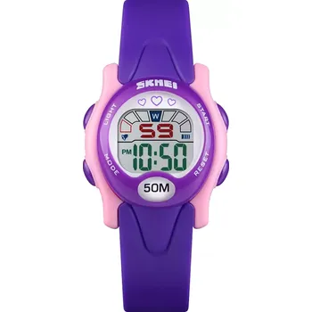 Hodinky SKMEI 1478 dívčí sportovní hodinky Love It Fialové