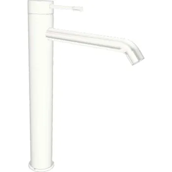 Vodovodní baterie Alpi Blue - Umyvadlová baterie bez odtokové soupravy, bílá matná BU85277BI/S