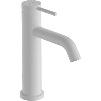 Vodovodní baterie Hansgrohe Tecturis S páková umyvadlová baterie 110 CoolStart EcoSmart+ s odtokovou soupravou s táhlem, matná bílá 73314700