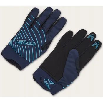 Cyklistické rukavice Cyklistické rukavice Oakley Drop In MTB Glove Fathom/Bright Blue