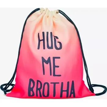 Školní sáček Plátěný vak s 3D potiskem Hug Me Brother