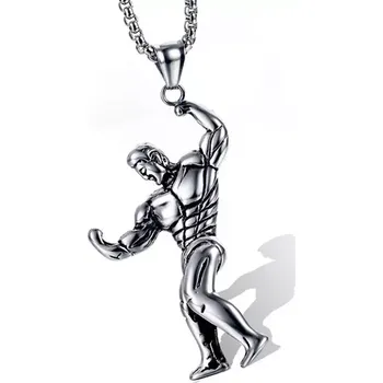 Přívěsek Přívěsek z chirurgické oceli Kulturista