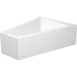 Duravit Paiova - Vana 1700x1300 mm, vytvarovaný sklon pro záda na pravé straně, s panelem a nohama, bílá 700267000000000