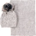 Dámský set čepice a šála Sweet Paris Hnědý