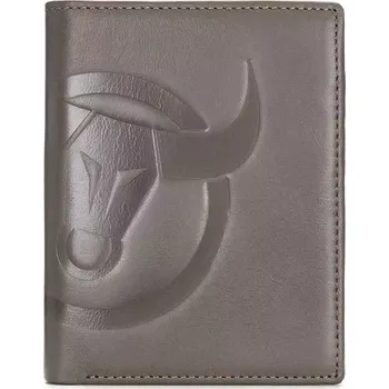 Peněženka Bullcaptain elegantní kožená peněženka Magnus Šedá