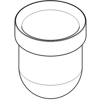 WC štětka Hansgrohe - nádobka na WC kartáč 98547000