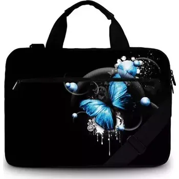 brašna na notebook Huado brašna přes rameno 15.6" Modrý motýl