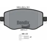 Sada brzdových destiček, kotoučová brzda BENDIX Braking BPD1535