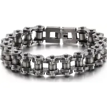 Náramek Náramek z chirurgické oceli Moto Gangster Vintage