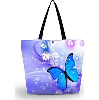 Plážová taška Huado nákupní a plážová taška - Violet dream