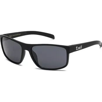 LOCS ovální sluneční brýle Černé Matné