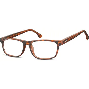 Brýlová obroučka Obdelníkové brýle bez dioptrii Breston- Žíhané