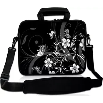 brašna na notebook Huado taška přes rameno 13.3" Květiny a motýlci