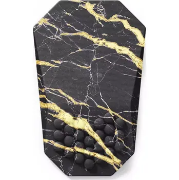 Podložka pod myš Huado ergonomická podložka pod myš Černo-zlatý mramor