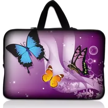 pouzdro na notebook Huado taška na notebook do 17.4" Motýlci ve fialové