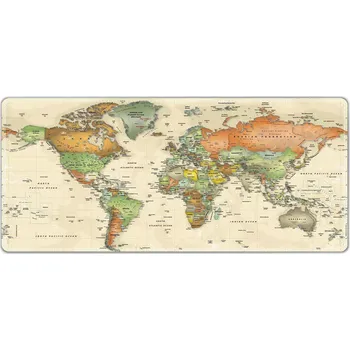 Stolní podložka XXL podložka pod myš HUADO Mapa světa