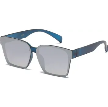 Sluneční brýle RECTANGLE USA Ploché zrcadlové Sluneční brýle Modré