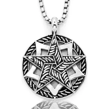 Přívěsek Přívěsek z chirurgické oceli Hexagram