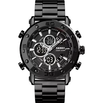 Hodinky Skmei 1636 pánské duální hodinky Scalp Černé