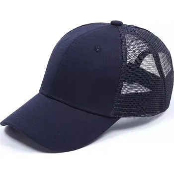 Kšiltovka Dámská kšiltovka na culík Tmavě modrá