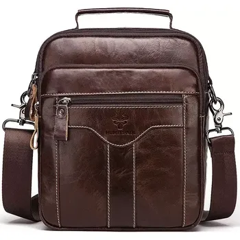 Humerpaul pánská kožená taška Arentas Hnědá 4L