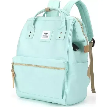 Městský batoh Himawari dámský studentský batoh s USB HOLLY Tyrkysová 19L