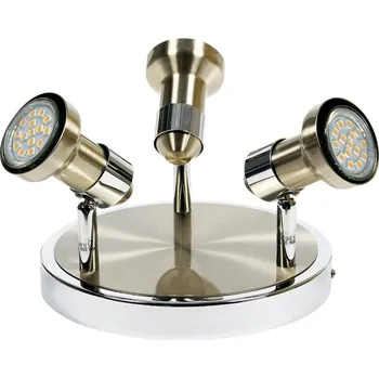 Moderní stropní svítidlo Arkon chrom kovové 3xGU10 do obýváku a jídelny CANDELLUX