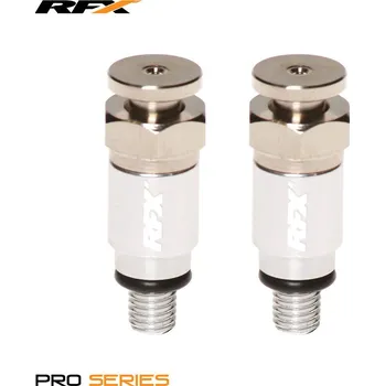 Nářadí na motocykly RFX Pro odvzdušňovače vidlic M5x0,8 (stříbrné) Kayaba/Showa FXFB101M599SV