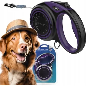 Vodítko pro psa VODÍTKO PRO PSA automatická Svinovací páska blokovací 5 m do 36 kg DOGNESS L