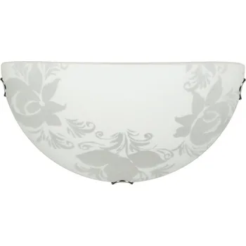 Stropní svítidlo Beris bílé skleněné moderní E27 do obýváku a ložnice 30 cm