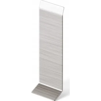 SPOJKA PRO SOKLOVÉ LIŠTY F STŘÍBRNÁ MATNÁ 6 cm