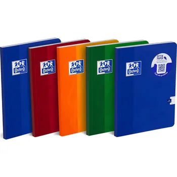 Sešit Sešit A5 s mřížkou, tvrdé desky, studentský sešit A5 Oxford, 96 listů