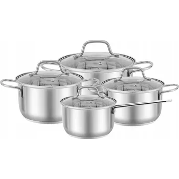 Hrnec Sada hrnců Altom Design Niko nerezová ocel 8 dílů