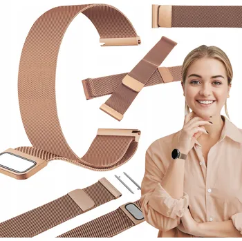 Příslušenství k chytrým hodinkám Řemínek pro Huawei Watch GT 5 46mm chytré hodinky růžovo-zlatý řemínek 22mm