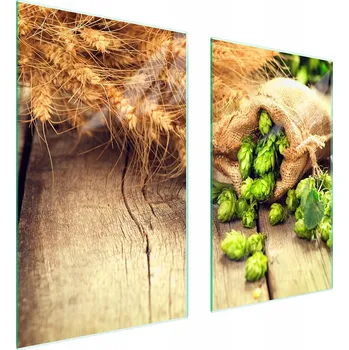 Obraz Skleněná ochranná deska na sporák 75x52 Chmel