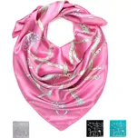 Dámský šátek s ornamenty Toulouse - Barva Modrá