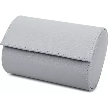 Box na hodinky Contacts® Kožené pouzdro na 2 hodinky Saffiano Šedé