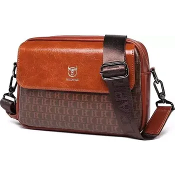 Bullcaptain crossbody taška přes rameno Mateo Hnědá 4L