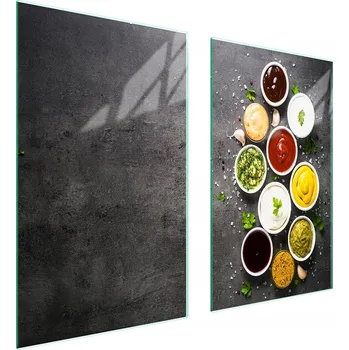 Obraz Skleněná ochranná deska na sporák 75x52 Kuchyně