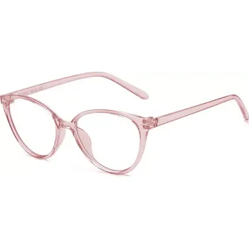 Počítačové brýle Brýle blokující modré světlo Cat Girl Transparentní Růžové