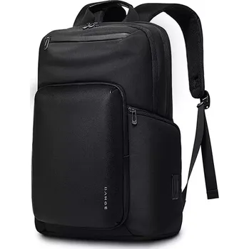 Městský batoh Bange elegantní studentský batoh s USB Araceli Černý 29L