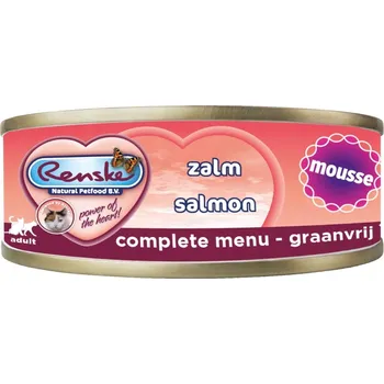 Krmivo pro kočku Renske Cat fresh salmon - lososová paštika, kompletní krmivo pro kočky 70g