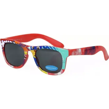 Dino Junior dětské sluneční brýle Wayfarer - Comics Červené